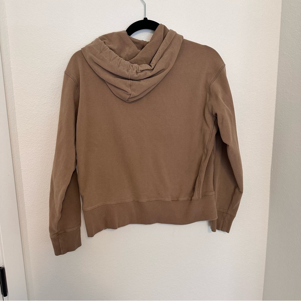 Mack Weldon ACE Women's Pullover Hooded Sweatshirt Size Medium Laurel Canyon Tan - Picture 7 of 8